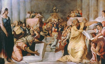 Christ Among the Doctors, early 1540s by Jacopo Robusti Tintoretto